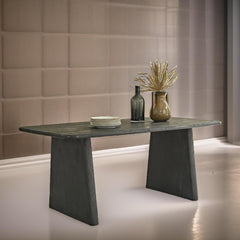 Mango Wood Rounded Edge Dining Table