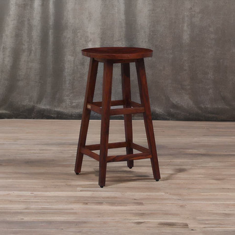 Wooden Cafe Chair / Bar Stool - Honey Oak Finish