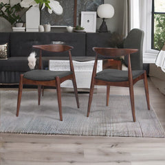 Rich Solid Teakwood 4 Seater Dining Table With Cushioned Chairs