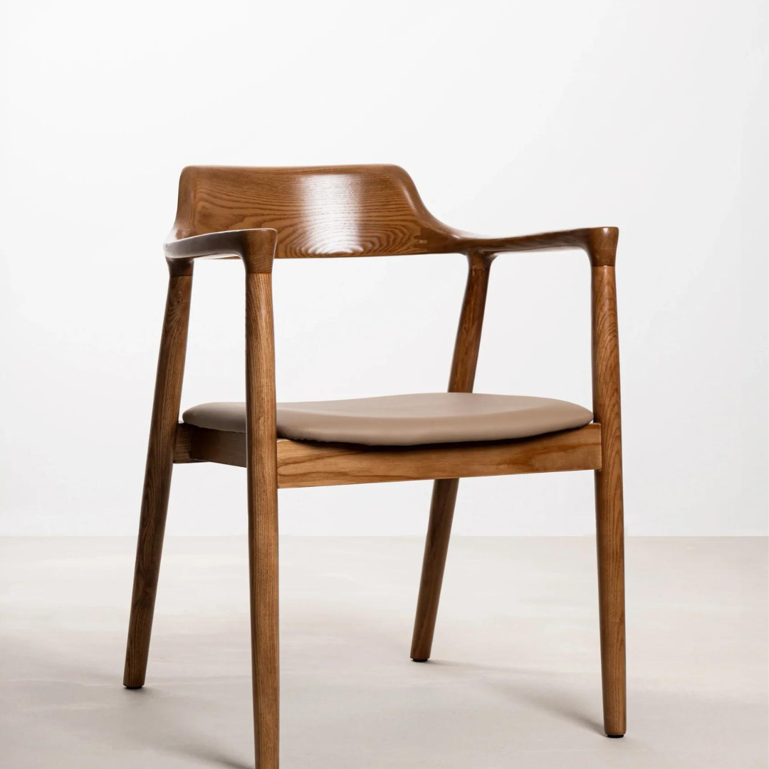 Modern Solid Wood Arm Chair