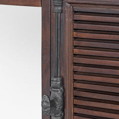 Solid Wood Study Table / Brown Natural Tone