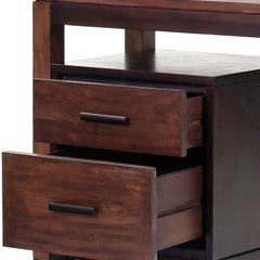 Sheesham Wood Brown Study Table Drawer