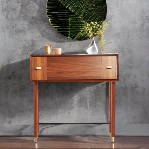 Solid Wood Study Table - Secretary Desk For Office