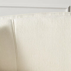 Modern Solid Wood 3 Seater Fabric Sofa - White Finish