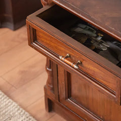 Classic Solid Sheesham Wood Nightstand Bedside Table