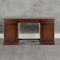 Solid Wood Study Table / Brown Natural Tone