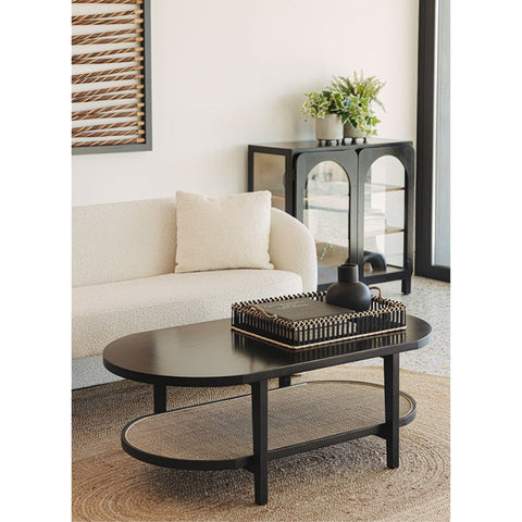 Modern Cane Coffee Table