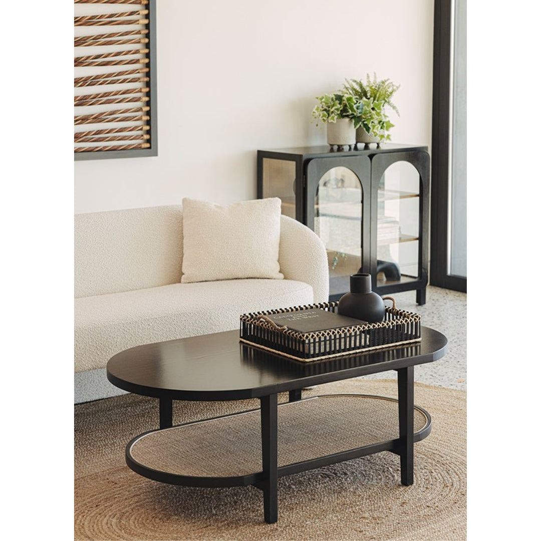 Modern Cane Coffee Table