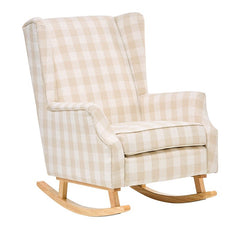 Kids 2 in 1 Gingham Nursery Chair