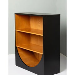 Modern Arch Bookcase In Black
