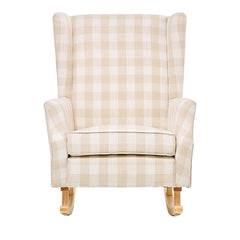 Kids 2 in 1 Gingham Nursery Chair
