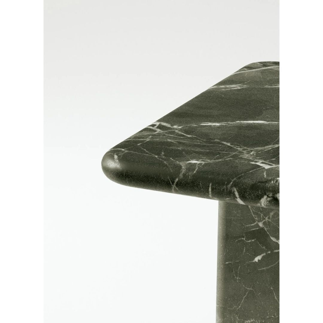Black Coffee Table in Solid Stone Marble