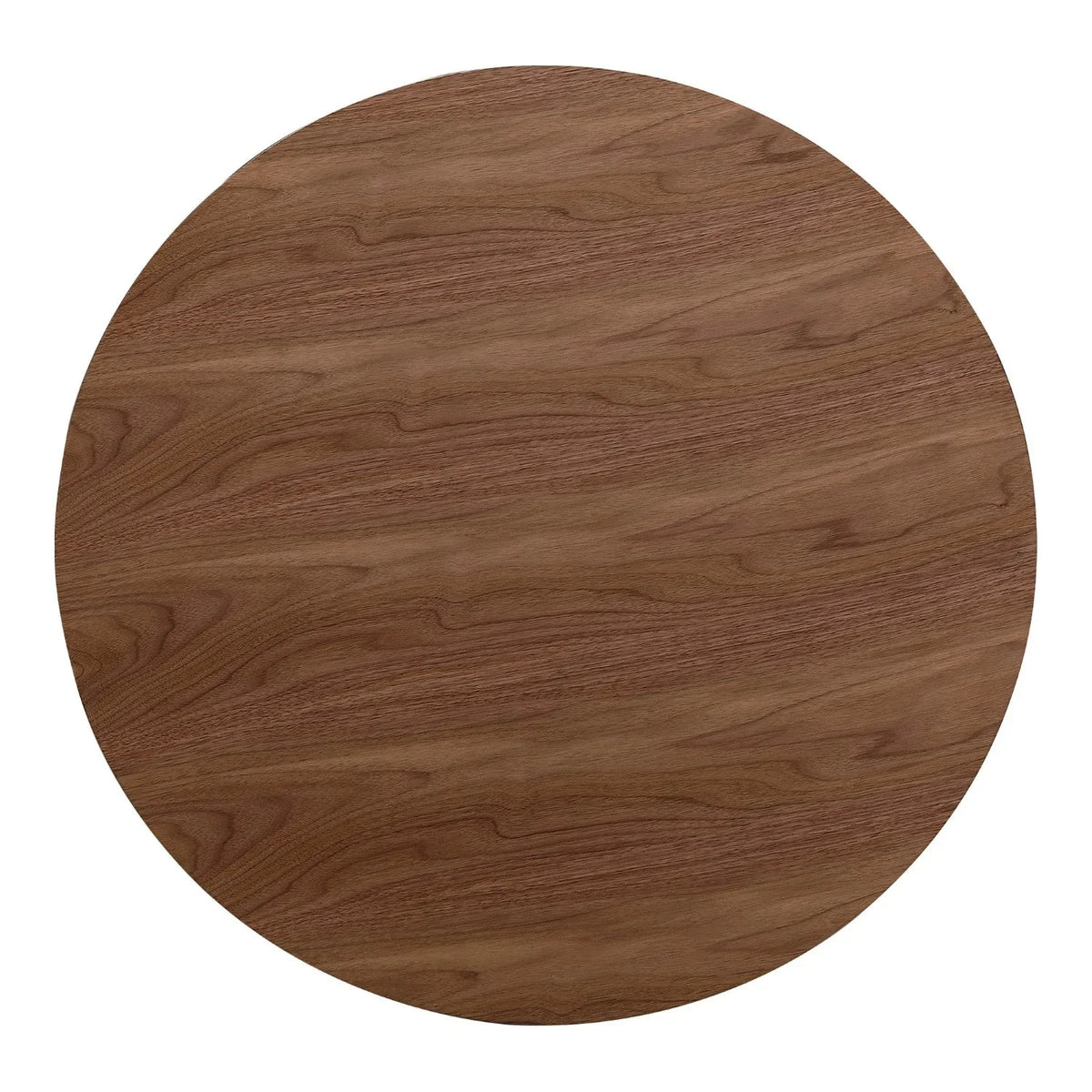 Modern Solid Walnut Round Coffee Table