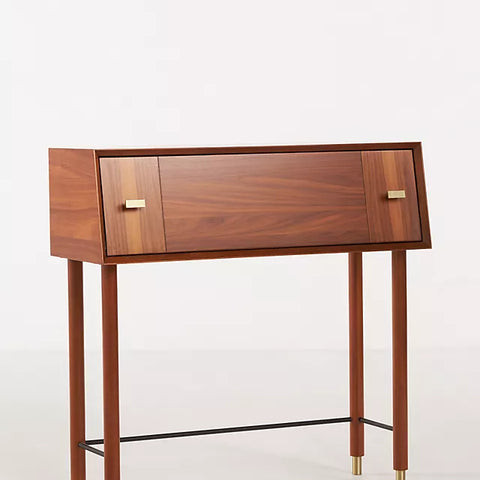 Solid Wood Study Table - Secretary Desk For Office