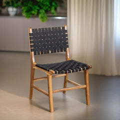 Classic Solid Wood Dining Table Set Leather Chairs – 4 Seater, 6 Seater – All Sizes