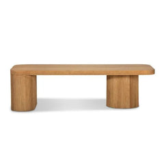 Modern Clean Solid Oak Coffee Table