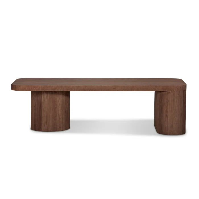 Modern Clean Solid Walnut Coffee Table