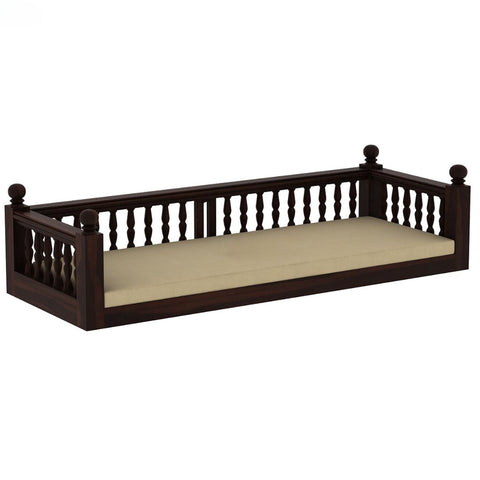 Classic 2 Seater Wooden Swing Chair | Walnut finish