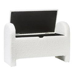 Kids White Boucle Blanket And Storage Box
