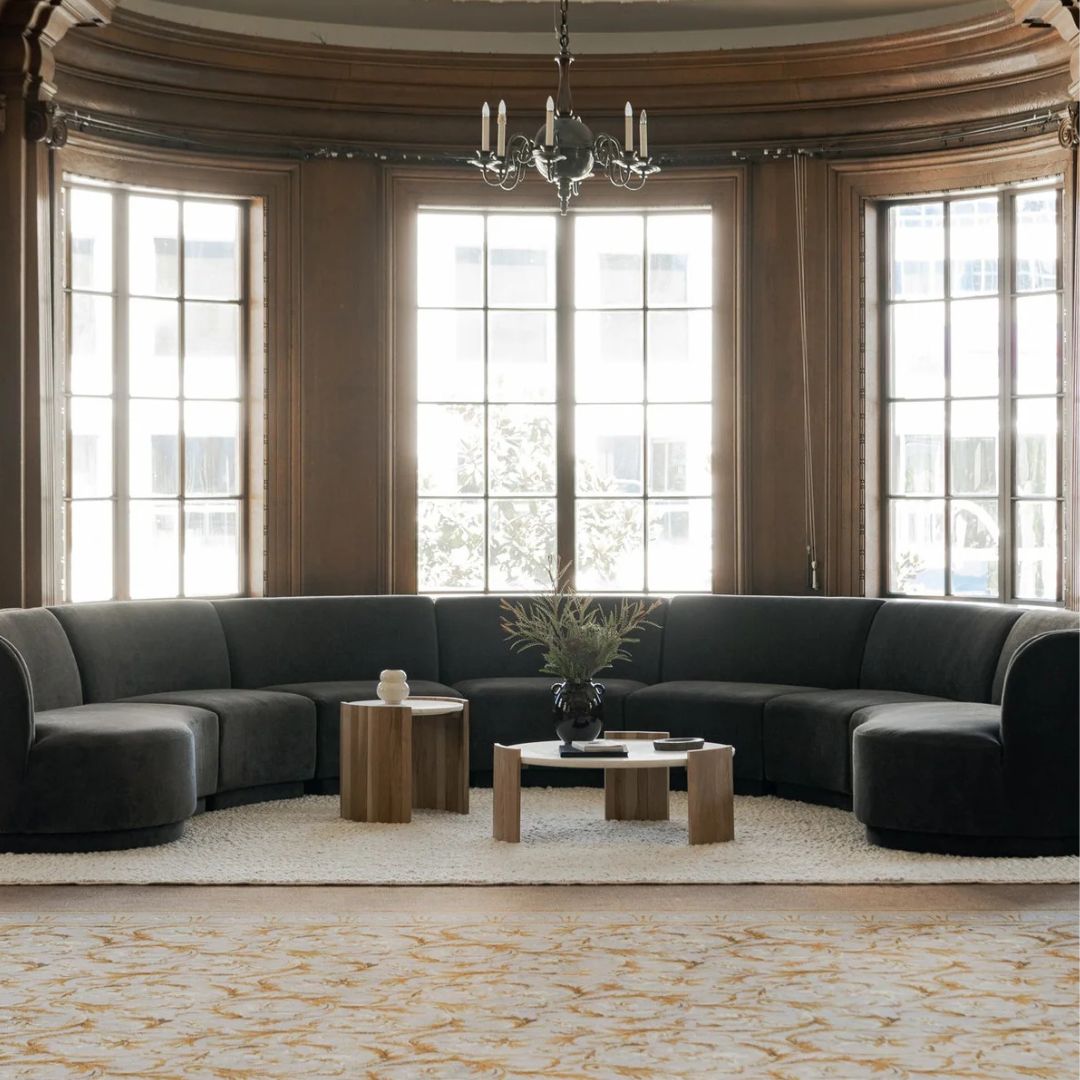 Round Coffee Table With White Marble Top