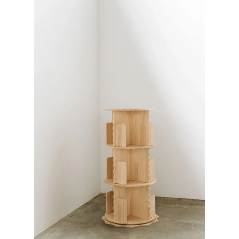 Kids Rotating Bookshelf And Organizer