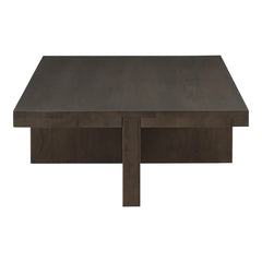 Modern Rectangular Clean Solid Walnut Coffee Table