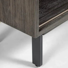 Modern Goa Torpedo Classy Mango Wood Brown Bookcase