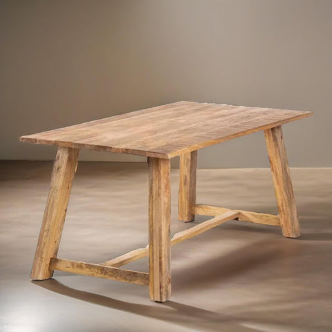 Mango Wood Rectangular Dining Table