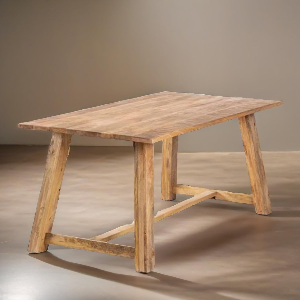 Mango Wood Rectangular Dining Table