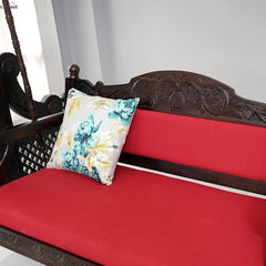 Classic  Solid Wood Walnut finish 2 Seater Swing Chair