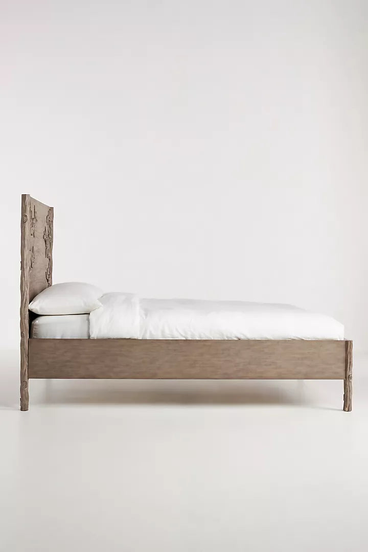 Viola Luxury Hand Carved Solid Wood Bed - All Sizes