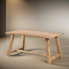 Mango Wood Rectangular Dining Table