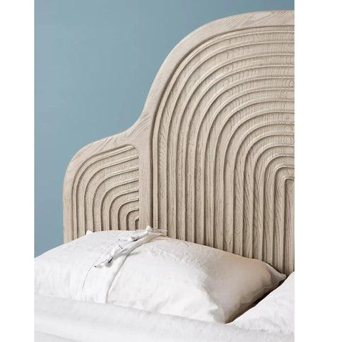 Bohemian Solid Wood Carved Bed – All Sizes