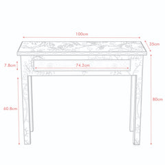 Greeni Bone Inlay console table