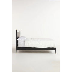 Antalya Modern Solid Wood Bed in Black Finish- All Sizes