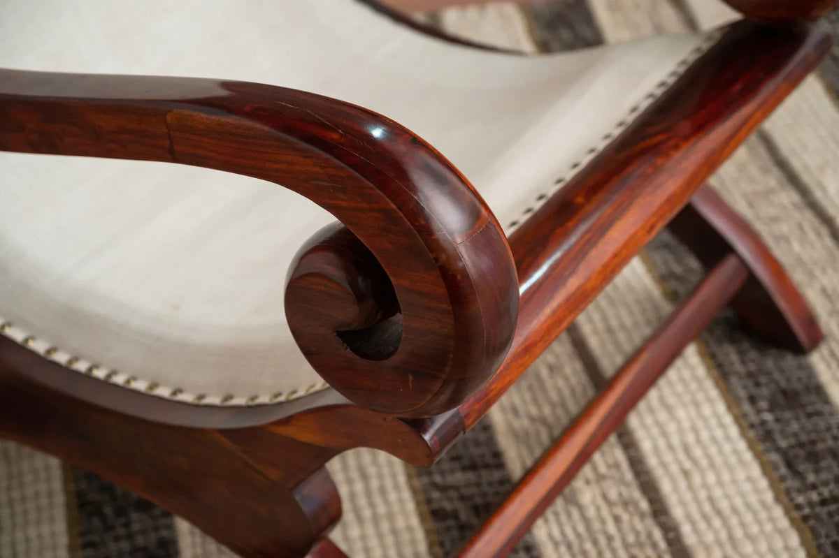 Modern Embony Premium Wooden 1 Seater Chair