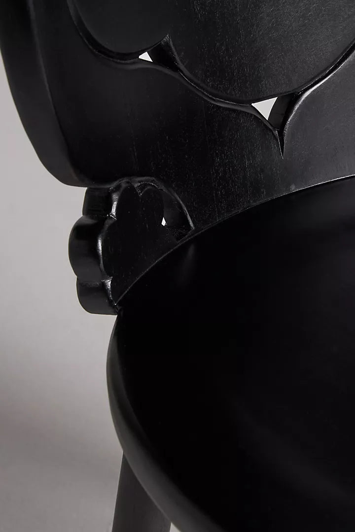 Classic Acacia Wood Carved Dining Chair