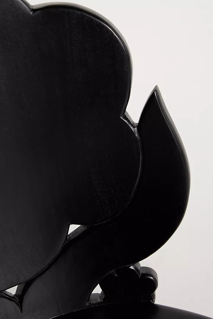 Classic Acacia Wood Carved Dining Chair