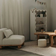 Kids Accent Bouclé Chair