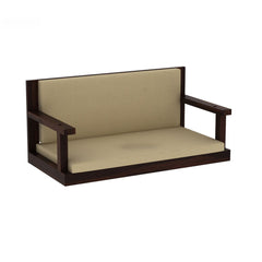 Classic  Solid Wood Walnut finish 2 Seater Swing Chair