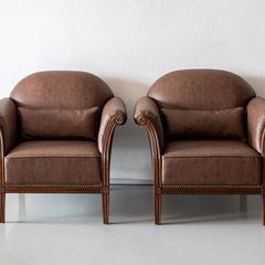 Traditional Luxurious Teakwood Single Seater Sofa