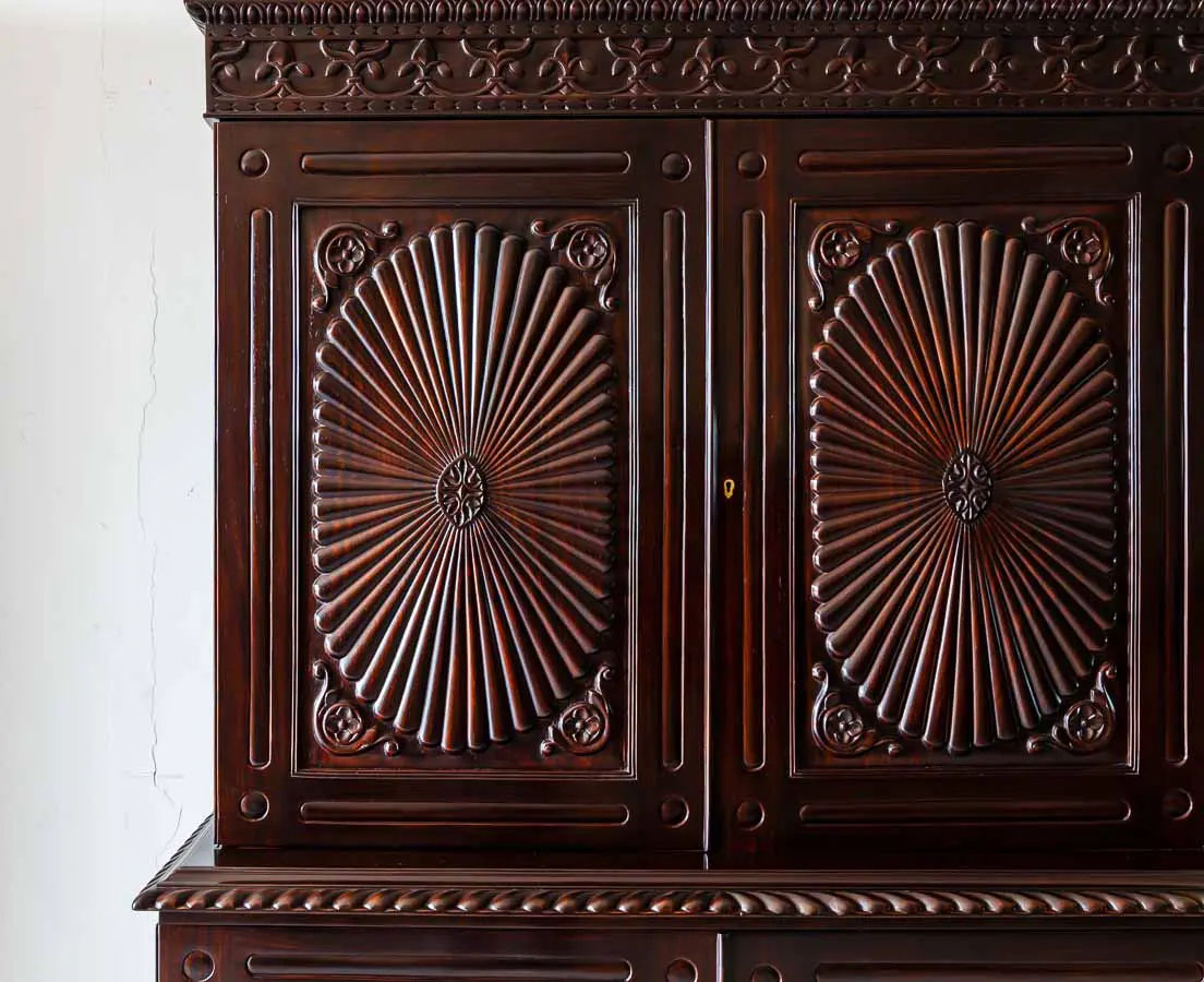Traditional & Classic Teakwood 4 Cupboard