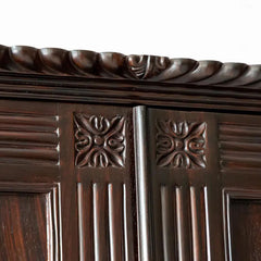 Traditional & Classic Rosewood Carved Cupboard