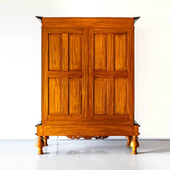 Traditional & Luxurious Teakwood Carved Cupboard