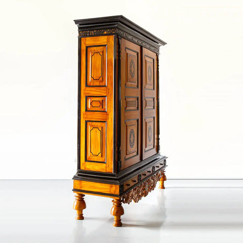 Traditional & Luxurious Teakwood Carved Cupboard