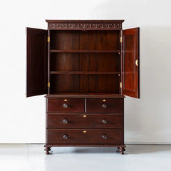 Traditional & Classic Rosewood Carved Cupboard