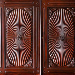Traditional & Classic Rosewood Carved Cupboard