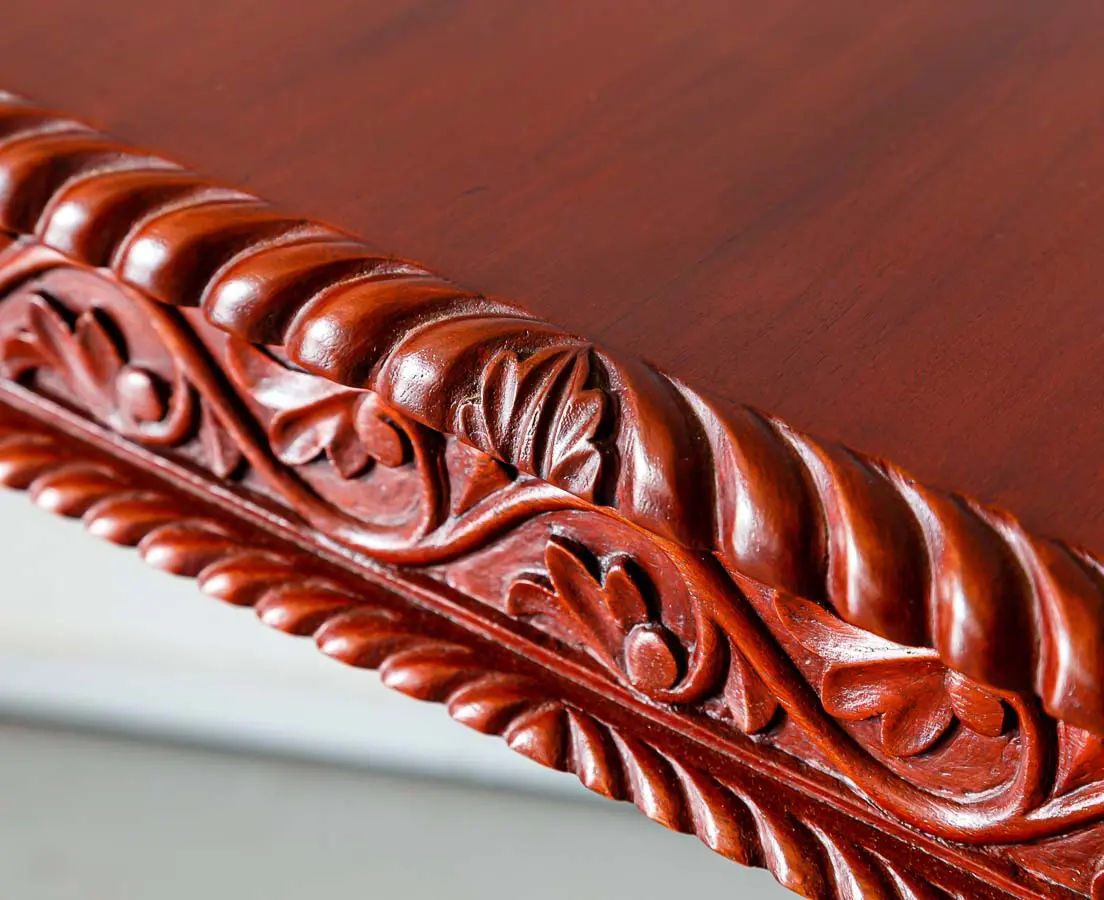 Traditional Pair of Luxurious Teakwood Side Table