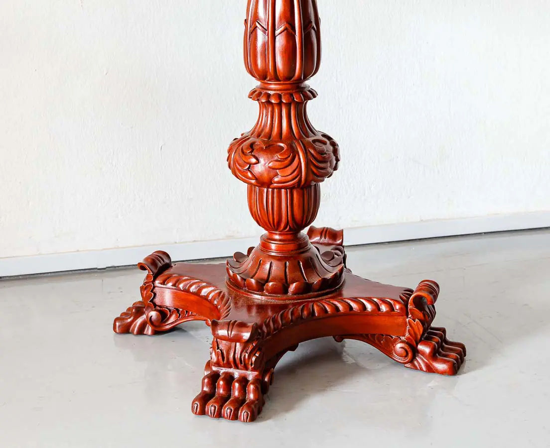 Traditional Pair of Luxurious Teakwood Side Table