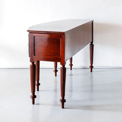 Traditional & Luxurious Teakwood Front Bow Study Table